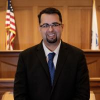 Hector Pagan in a courtroom